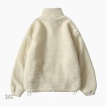 Confortable pilou pilou blanc pour femme, idéal pour l'hiver