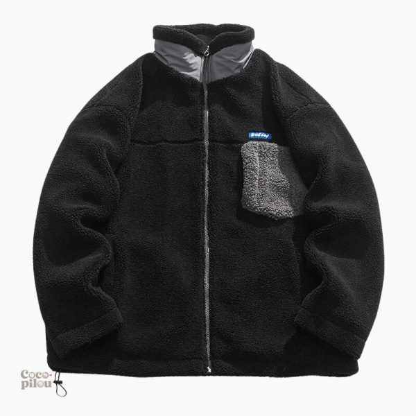 veste-moutonnee-1 Veste moutonnée femme