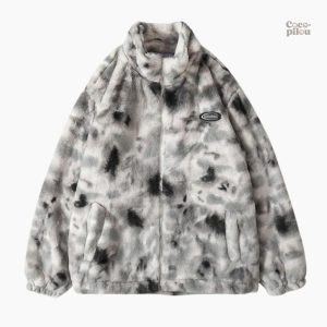 Veste peau lainée homme, style Pilou Pilou moderne