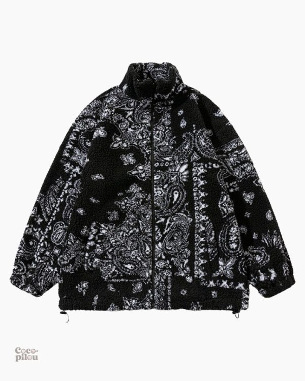 Veste Pilou Pilou pour homme en peluche douce