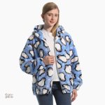 Veste Pilou Pilou bleu ciel pour femmes