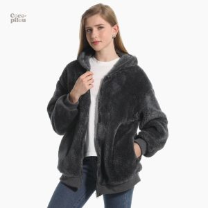 Veste Pilou Pilou grise pour femme