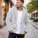 Veste pilou pilou homme à capuche