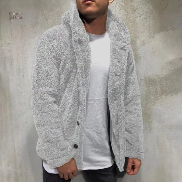 Veste homme pilou pilou avec capuche confortable
