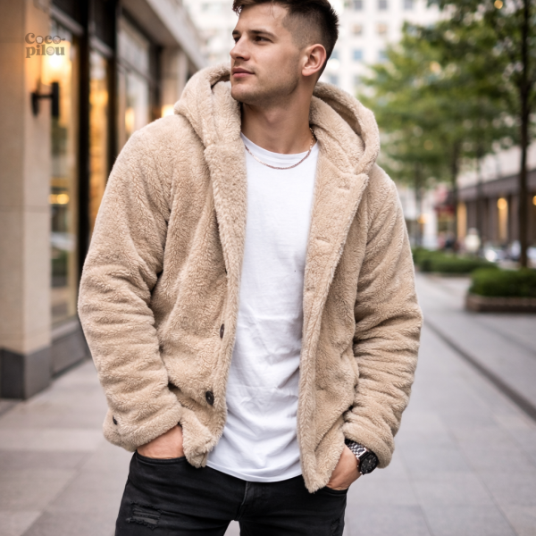 Veste pilou pilou à capuche, choix tendance pour hommes