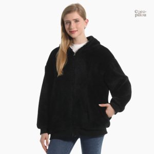 Veste Pilou Pilou noire pour femme
