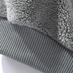Veste polaire à capuche pour homme tendance