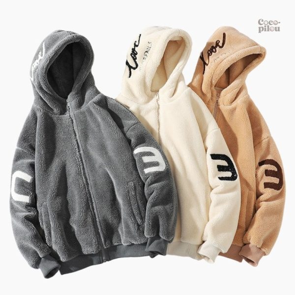 Veste homme avec capuche, parfaite pour les sorties