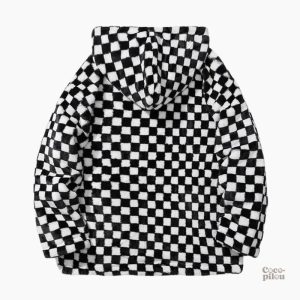 Veste Pilou Pilou à carreaux, idéale pour l'hiver