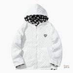 Veste homme en polaire à motif carreaux tendance