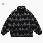 Veste polaire homme grande taille en tissu doux et chaud