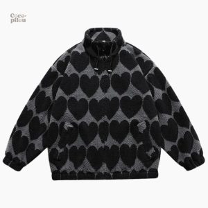 Veste polaire homme grande taille en tissu doux et chaud