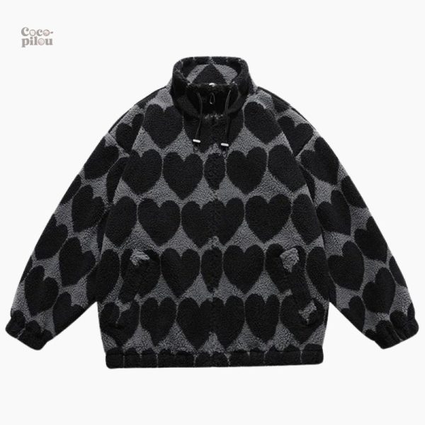 Veste polaire homme grande taille en tissu doux et chaud