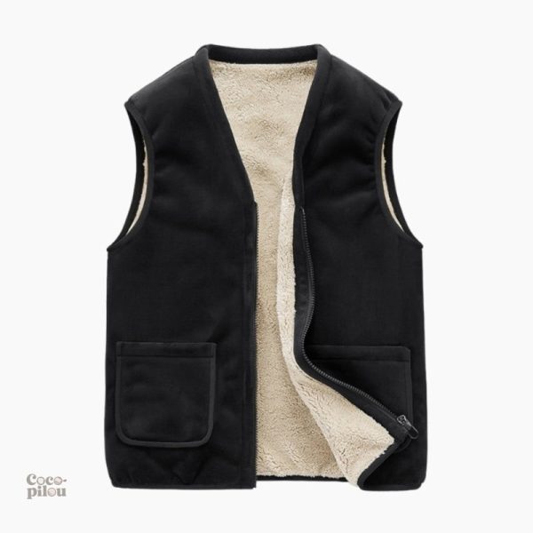 Veste polaire sans manche homme pour un style décontracté