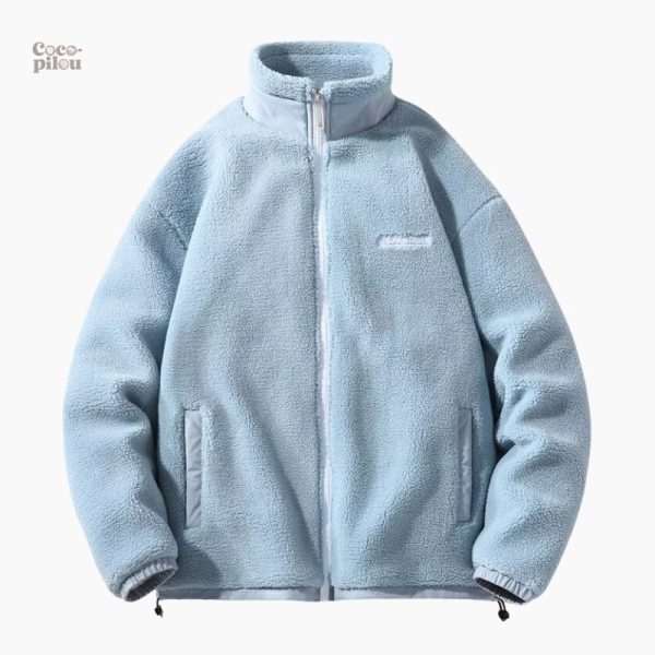 Veste polaire sherpa homme confortable et chaude
