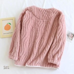 Pyjama pilou pilou femme avec design élégant et chaud