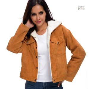Veste Velours Côtelé Femme Pilou Pilou